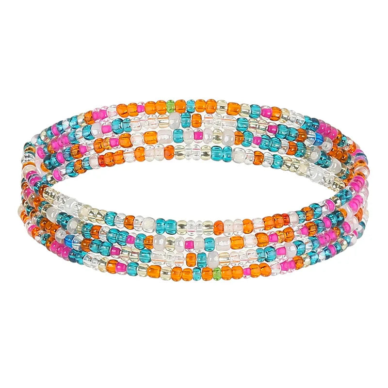 70/80/90/110 CM B- Waist Beads Chain for Women Colorful African Belly Beads Sexy Body Chains Boho Bikini Belly Jewelry New