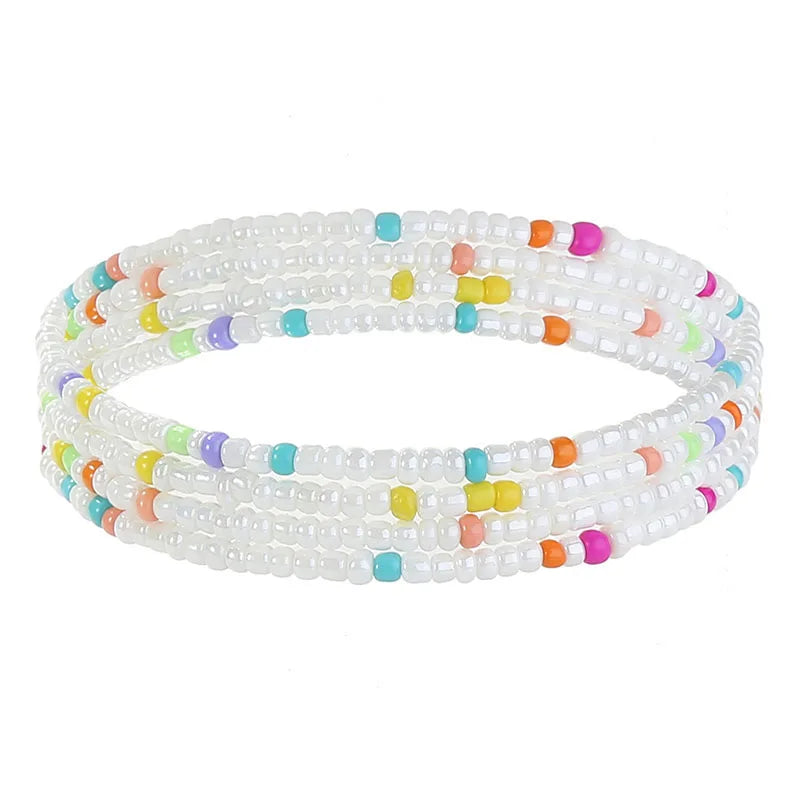 70/80/90/110 CM B- Waist Beads Chain for Women Colorful African Belly Beads Sexy Body Chains Boho Bikini Belly Jewelry New