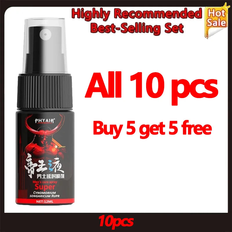 Men's delay time spray
