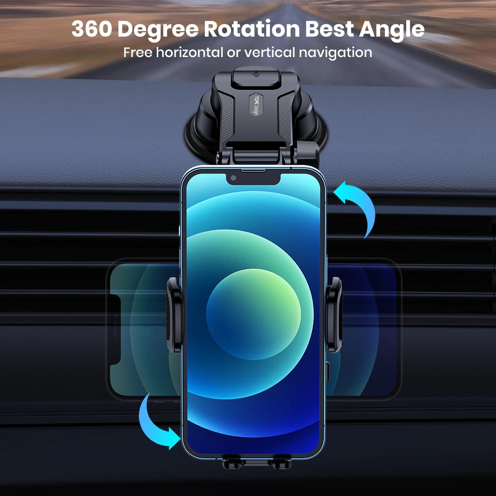 TOP Car Phone Holder Stand Gravity Dashboard Phone Holder Mobile Phone Support Universal For iPhone 13 12 11 Xiaomi Samsung