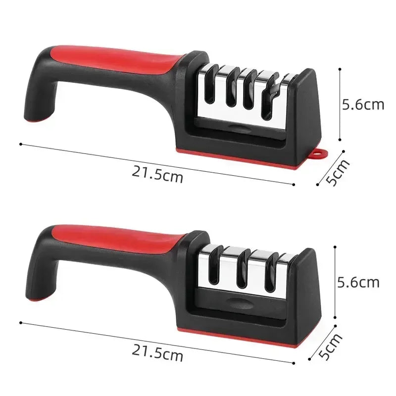 Segment Cutter Knife Sharpener Kitchen Handheld Three-purpose Sharpening Stone!!