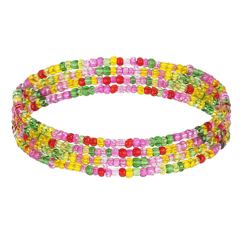 70/80/90/110 CM B- Waist Beads Chain for Women Colorful African Belly Beads Sexy Body Chains Boho Bikini Belly Jewelry New