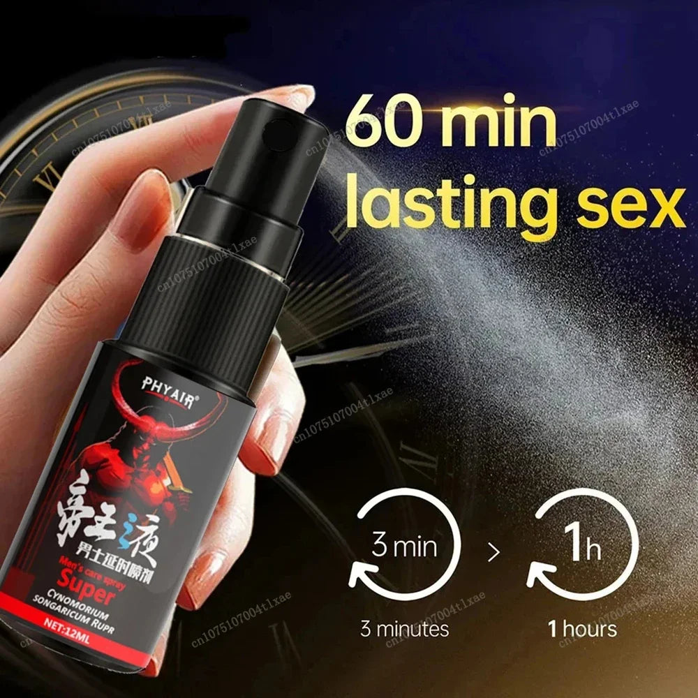 Men's delay time spray