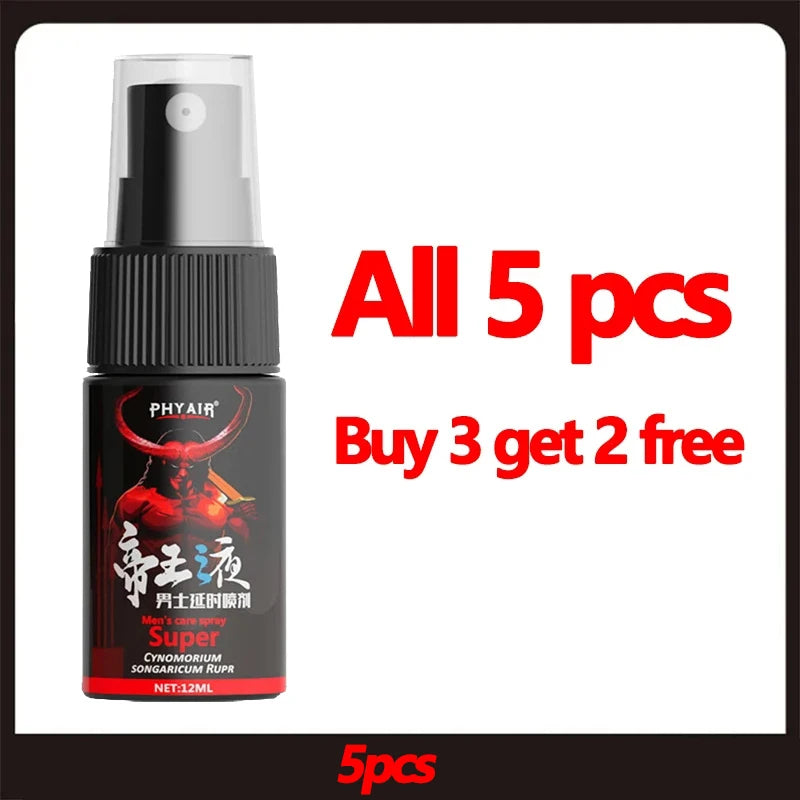 Men's delay time spray