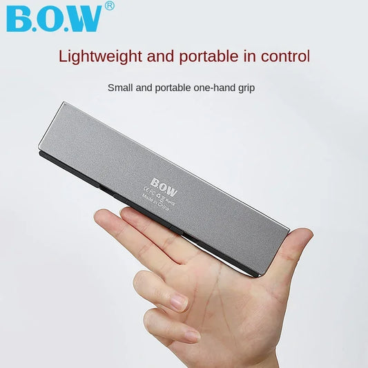 Foldable Bluetooth Keyboard Rechargeable Keyboard Mini Folding Wireless Keyboard Aluminum Keypad With Stand For Phone