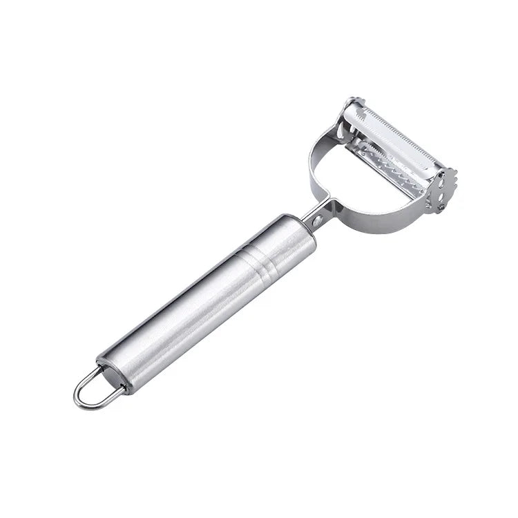Multifunctional Kitchen Peeler Vegetable Fruit Peeler Stainless Steel Durable Potato Slicer Household Shredder & Carrot Peeler!