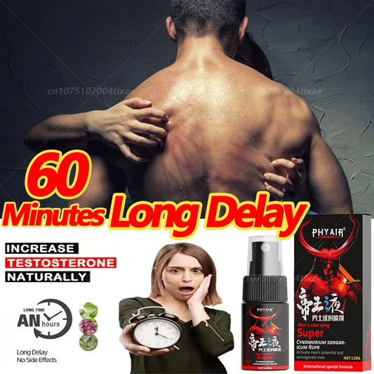 Men's delay time spray