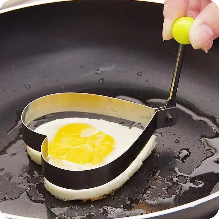 New Stainless Steel Fried Egg Mold Heart Pancake Maker Breakfast Baking Omelette Rings Cooking Tools Kitchen!!