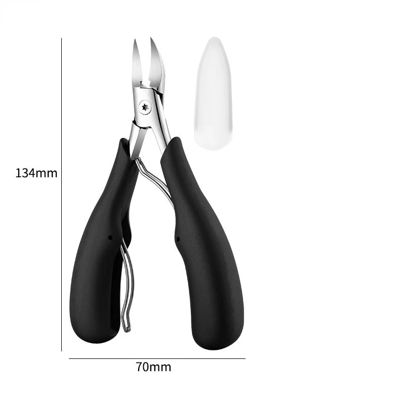 Curved nail clippers with large opening three times anti-splash storage Nail clippers for the elderly thick toenails Heavy duty