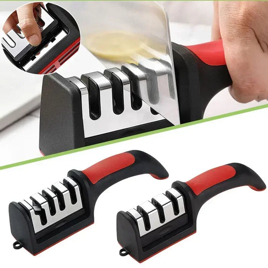 Segment Cutter Knife Sharpener Kitchen Handheld Three-purpose Sharpening Stone!!