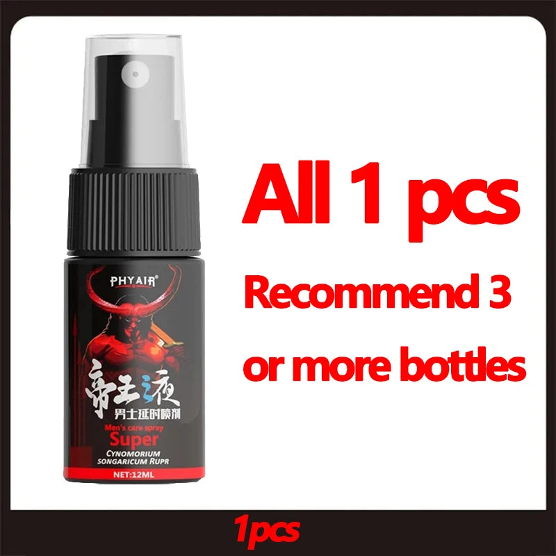 Men's delay time spray