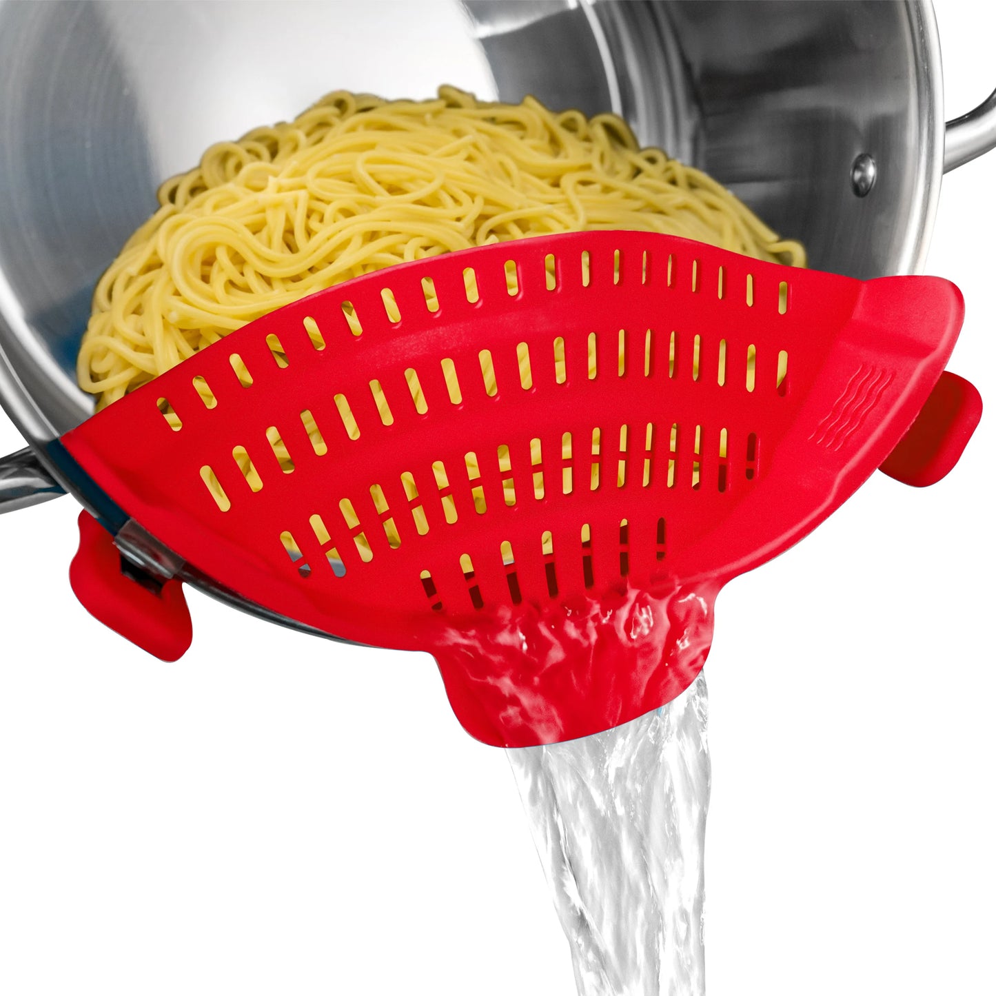1pc, Strainer, Silicone Pot Strainer, Adjustable Silicone Clip on Strainer for Pots Pans & Bowls.